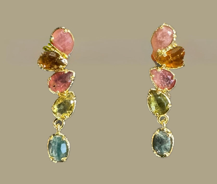 Habaha boucles d’oreilles Siena rose