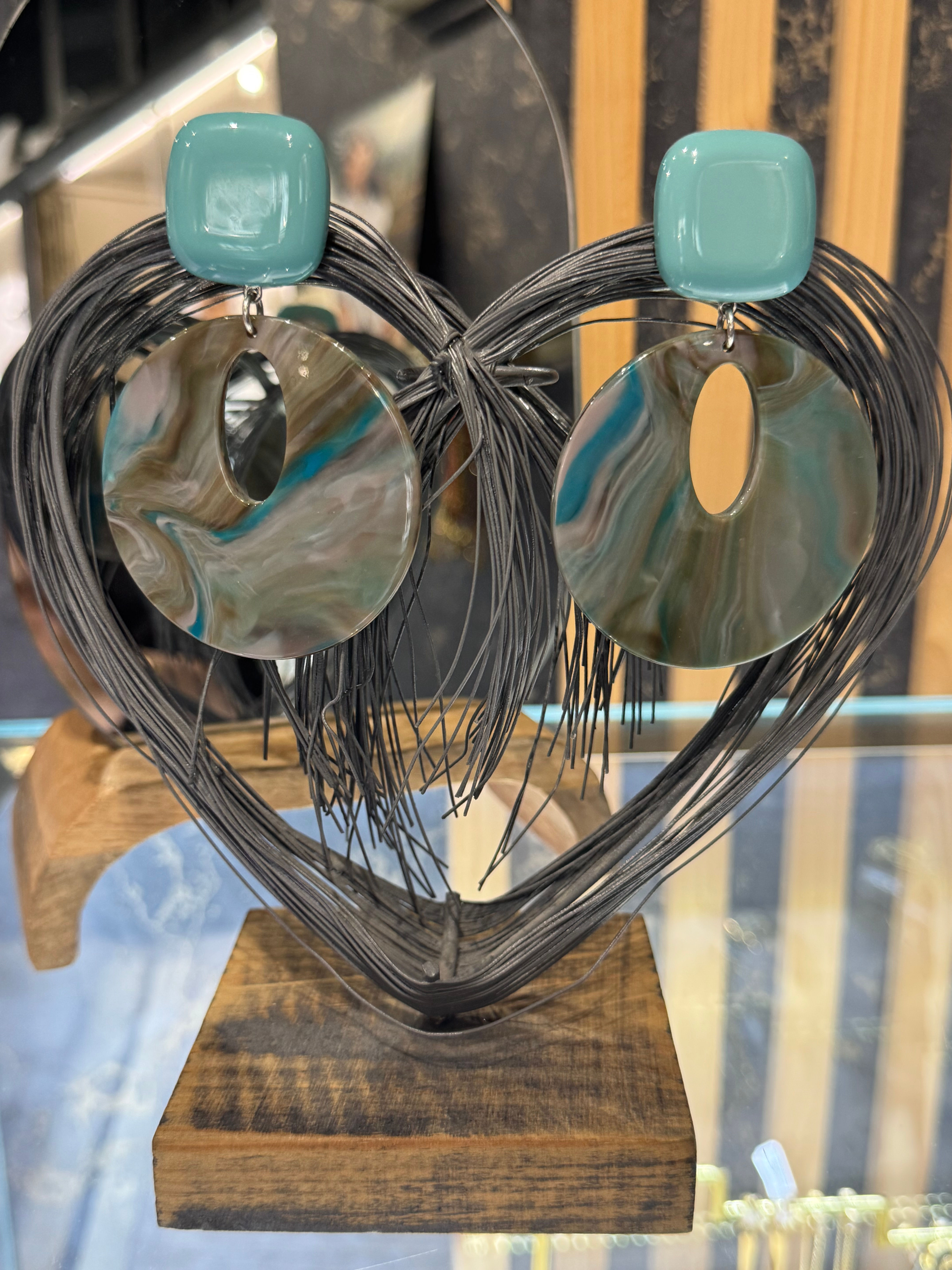 Francine Bramli boucles d’oreilles clips 