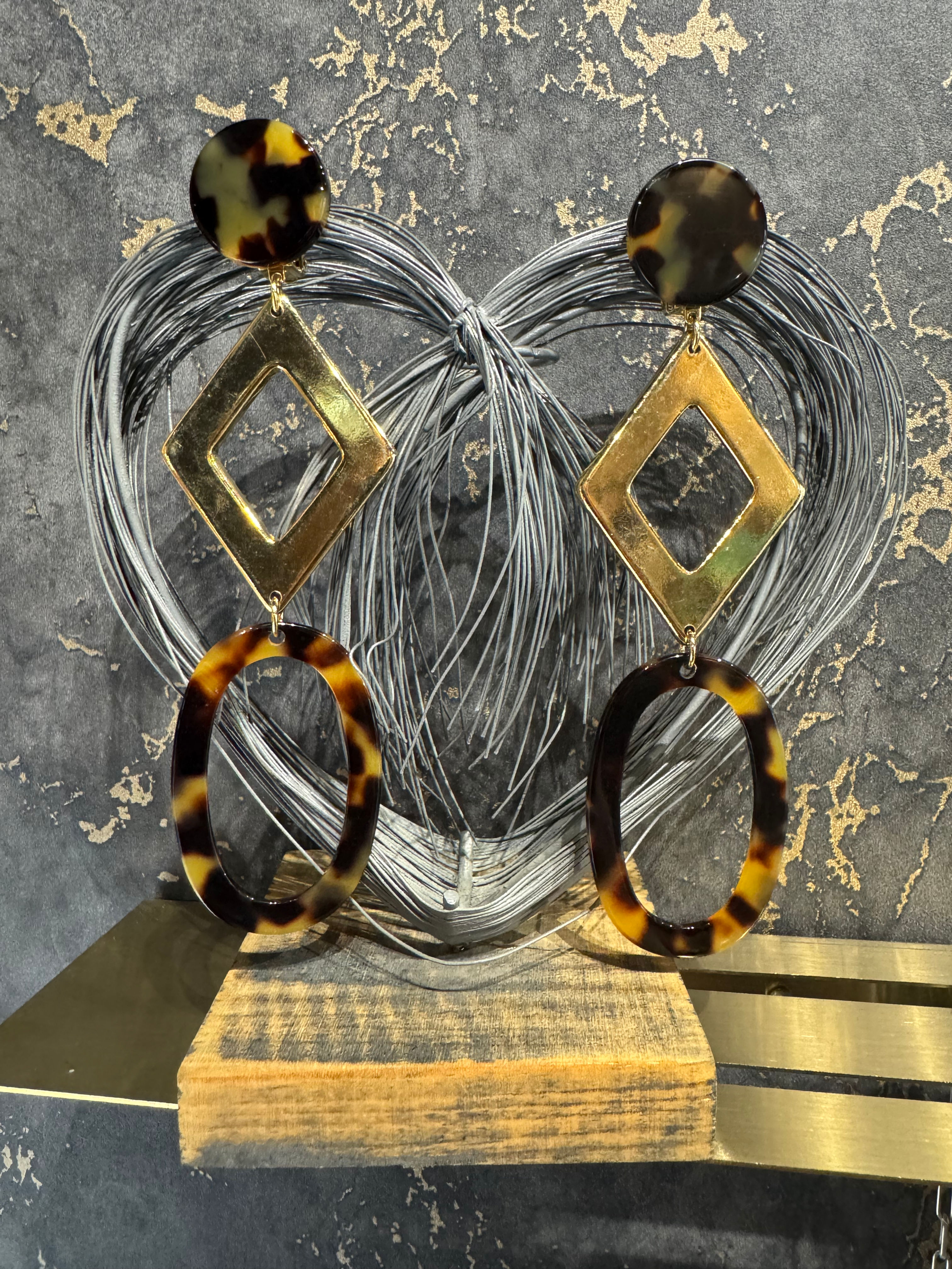 Francine Bramli boucles d’oreille clip Tyra L