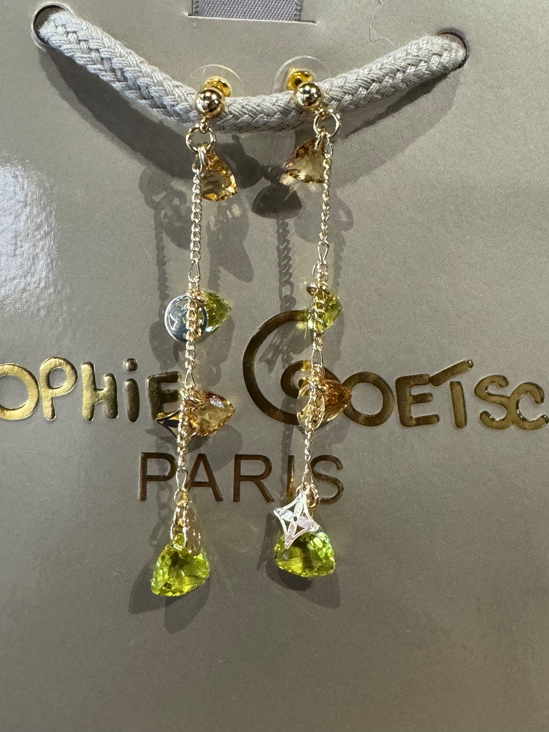 Sophie Goetsch  Boucles d’oreilles collection Matcha Latte BOML74
