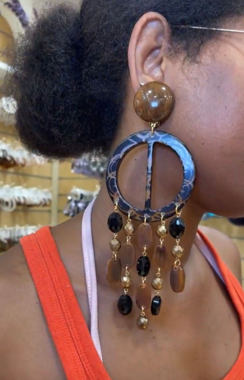 Miniature : Francine Bramli boucles d’oreilles clips Suzon XL 