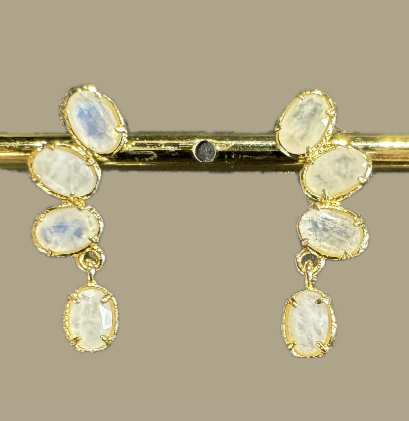 Habaha boucles d’oreilles Linae ivoire