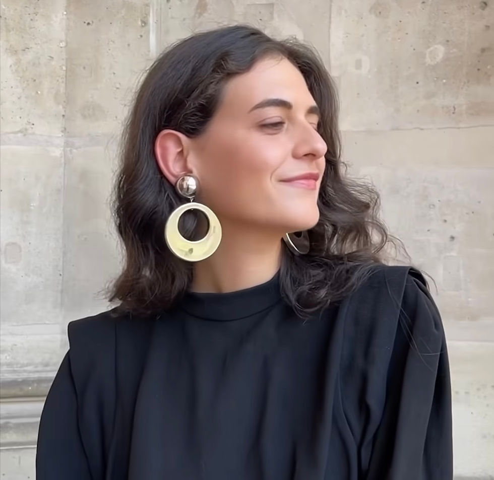 Miniature : Francine Bramli boucles d’oreilles clip Cloe S argent 