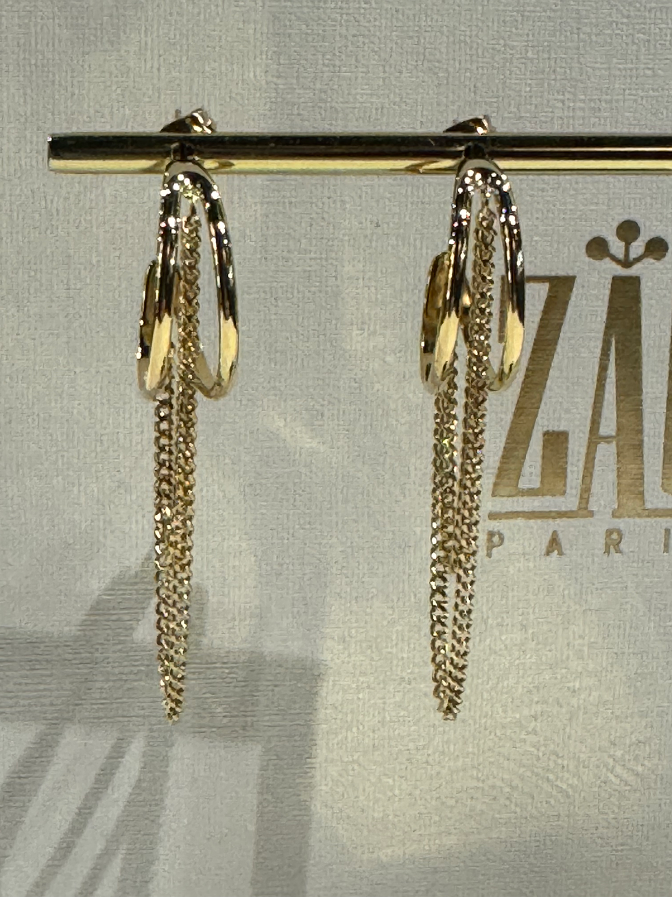 Miniature : Zag boucles d’oreilles créoles Nereal