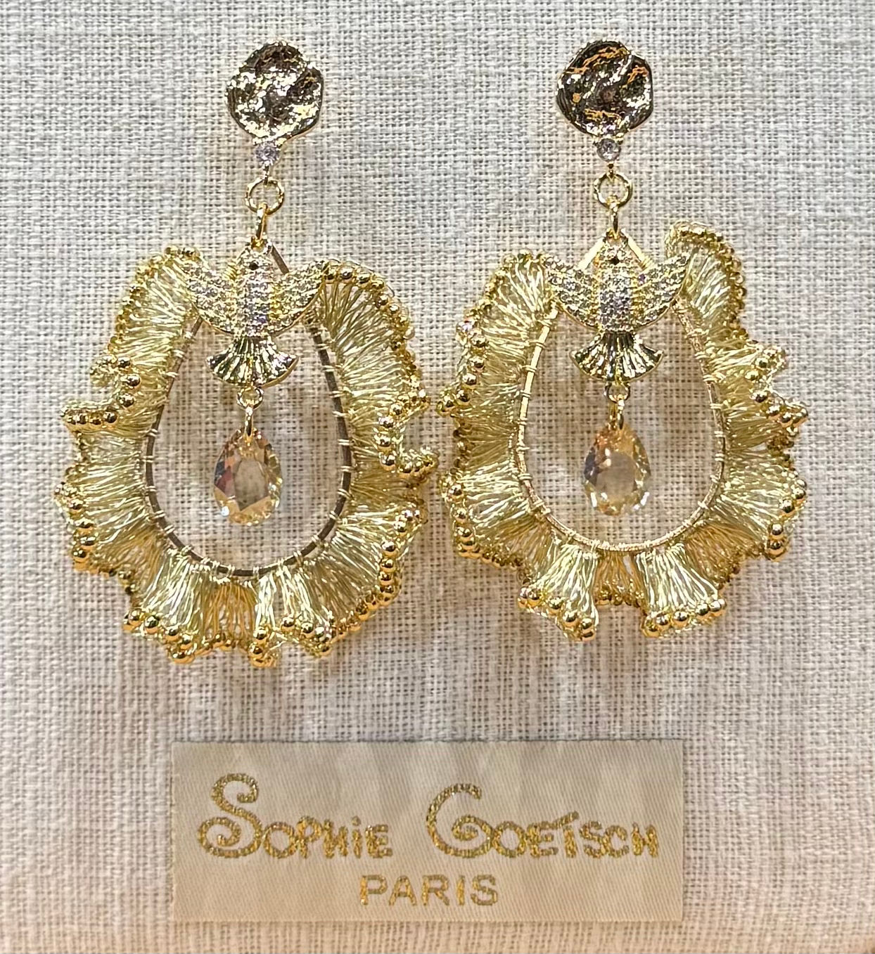 Sophie Goetsch boucles d’oreilles collection Western ref BOWS75