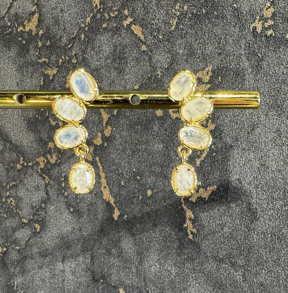Miniature : Habaha boucles d’oreilles Linae ivoire 