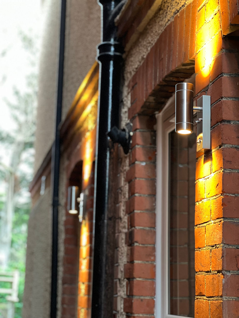 Wall lights in Herne Hill.