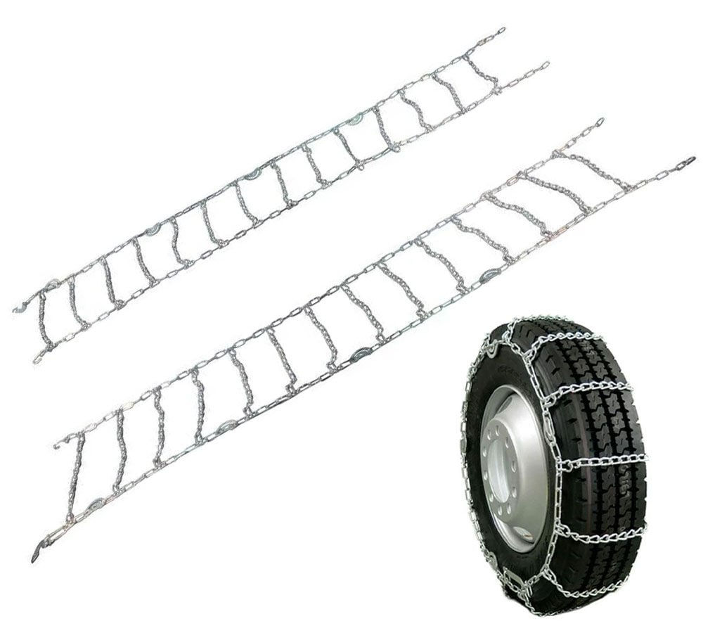 Heavy-Duty Snow Tire Chains for 22.5" Tires (Pair)