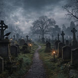 A quiet graveyard