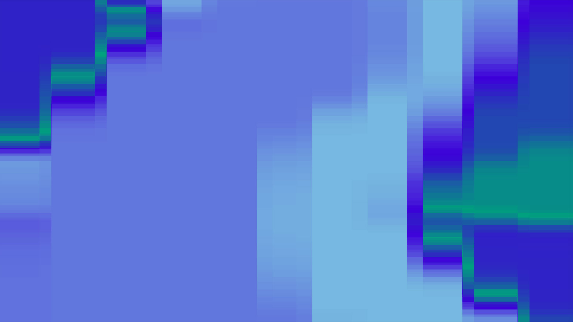 WISER blue and violet pixel graphic