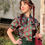 Thumbnail: TULIP FOREST BOW BLOUSE