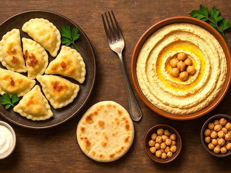 Między pierogiem a hummusem: zdrowa fuzja smaków życia za granicą