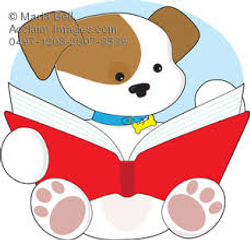 Puppy With Book