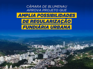 Amplicação REURB em Blumenau