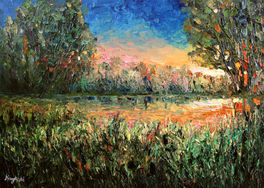 the evening