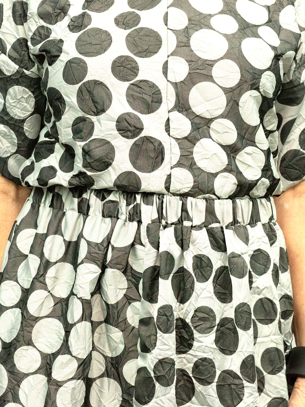Thumbnail: Grey and White Polka Dot Skirts