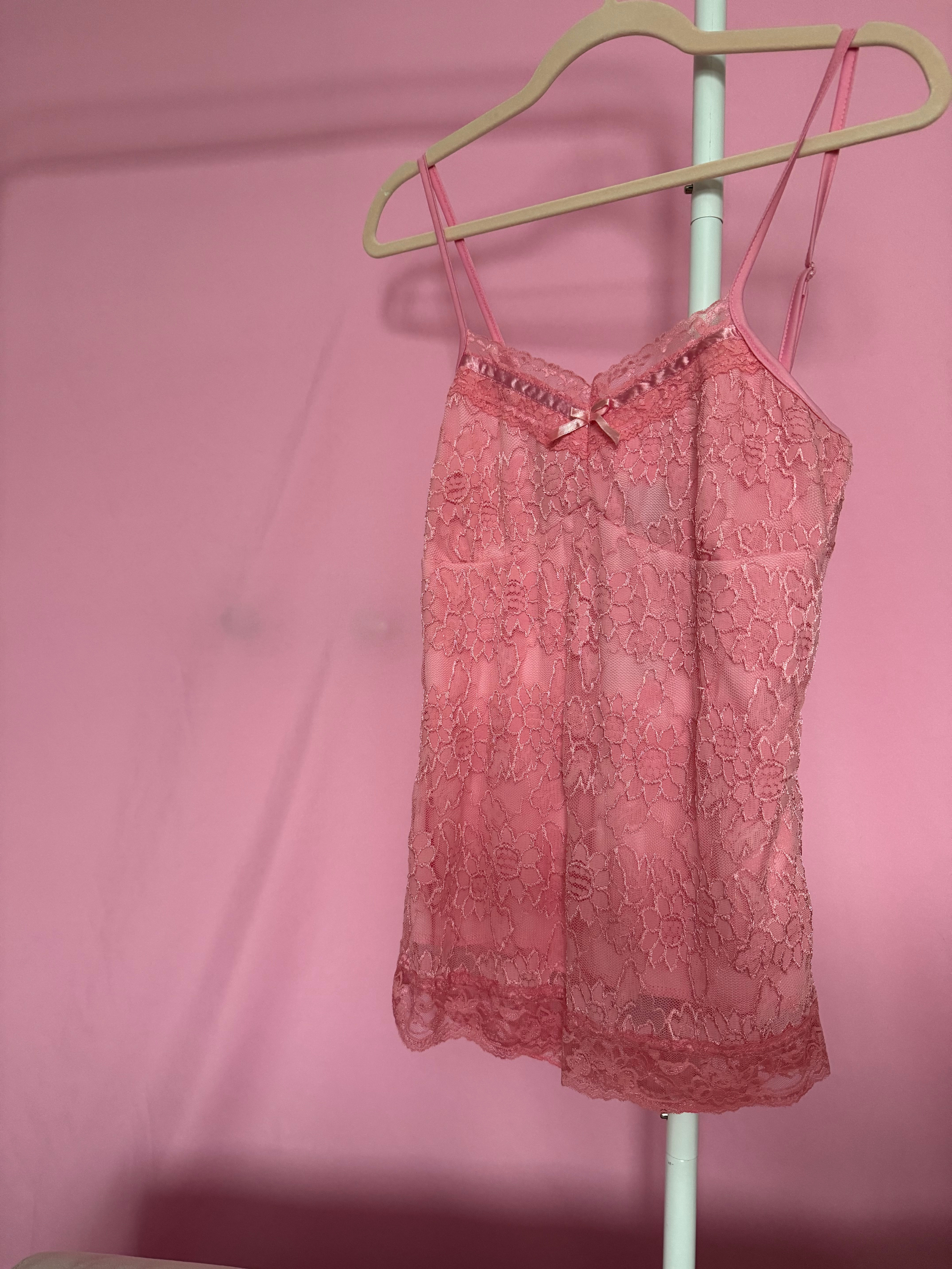 FMX Pink Lace Cami