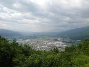 長野茅野市 大城山からの絶景