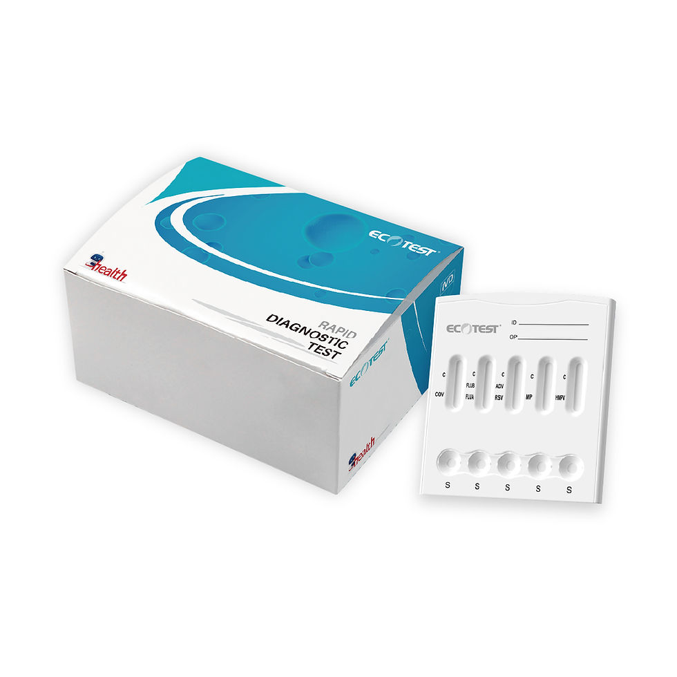 ภาพขนาดย่อ: 7in1 SARS-CoV-2 & Flu A/B & RSV & ADV & MP & hMPV  Combo Rapid Test
