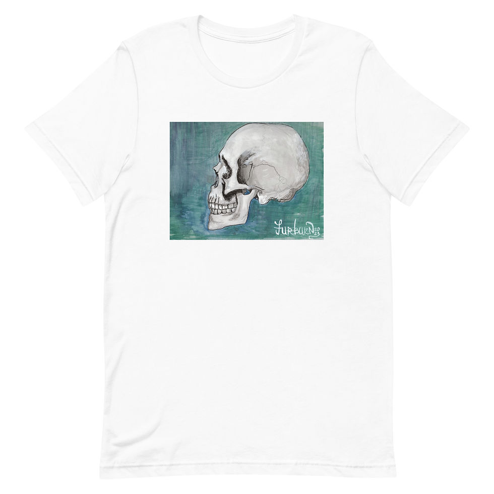 Thumbnail: Furburn's Skull Unisex t-shirt