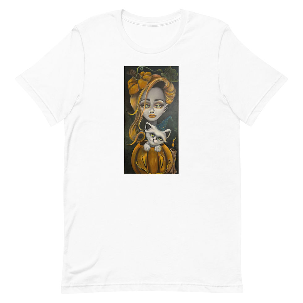 Thumbnail: Lizzy Falcon's Tricky Treat Unisex t-shirt