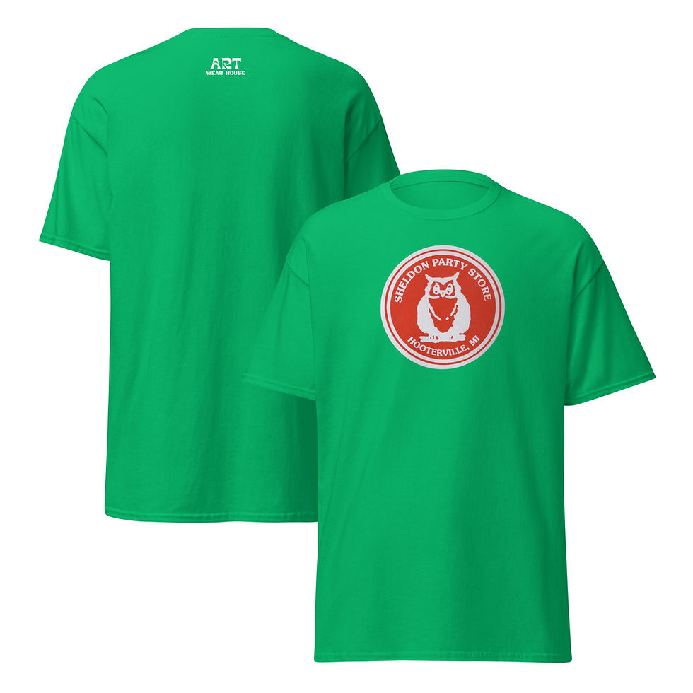 Thumbnail: Sheldon Dark Color classic tees Red Logo