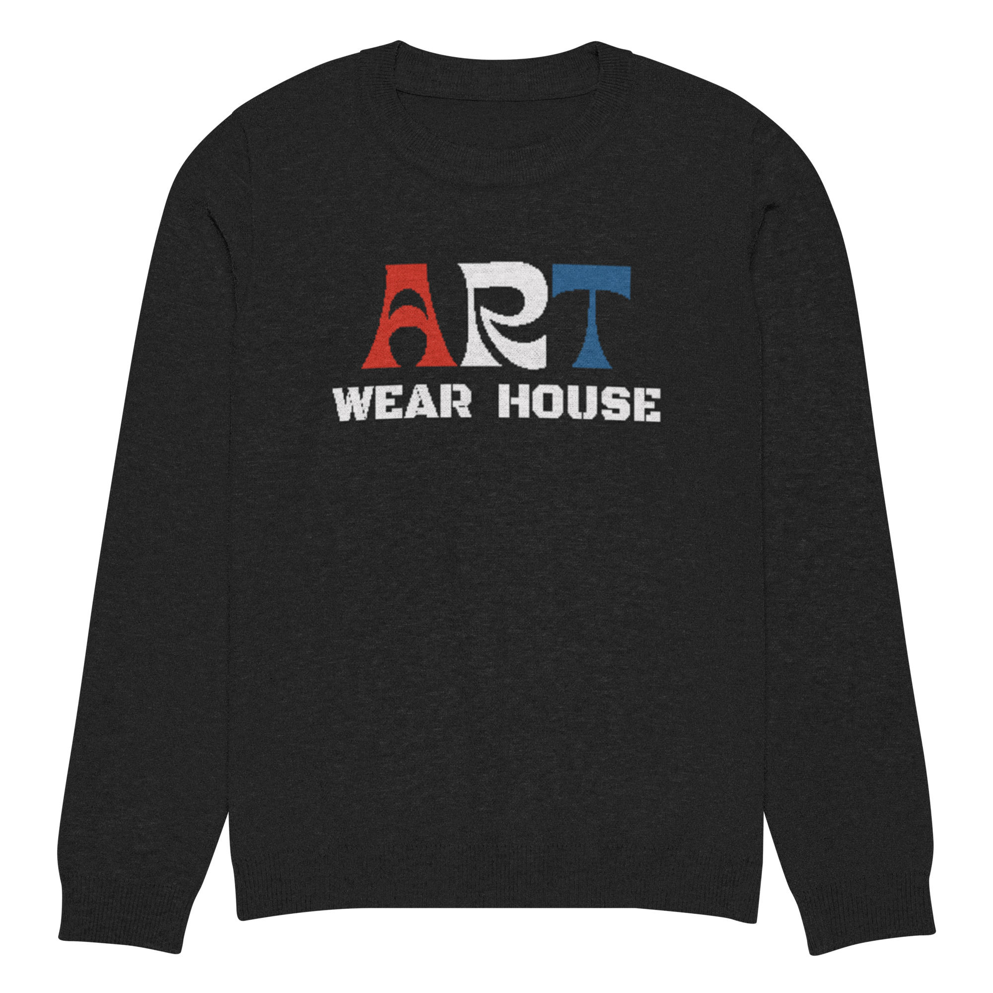 AWH XL Knitted crew neck sweater RWB