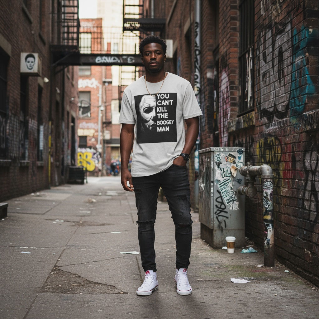 micheal myers  Horror Graphic T-Shirt - "You Can't Kill the Boogey Man