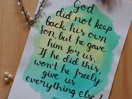 ...give thanks to God...