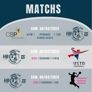 MATCHS DU WEEKD-END