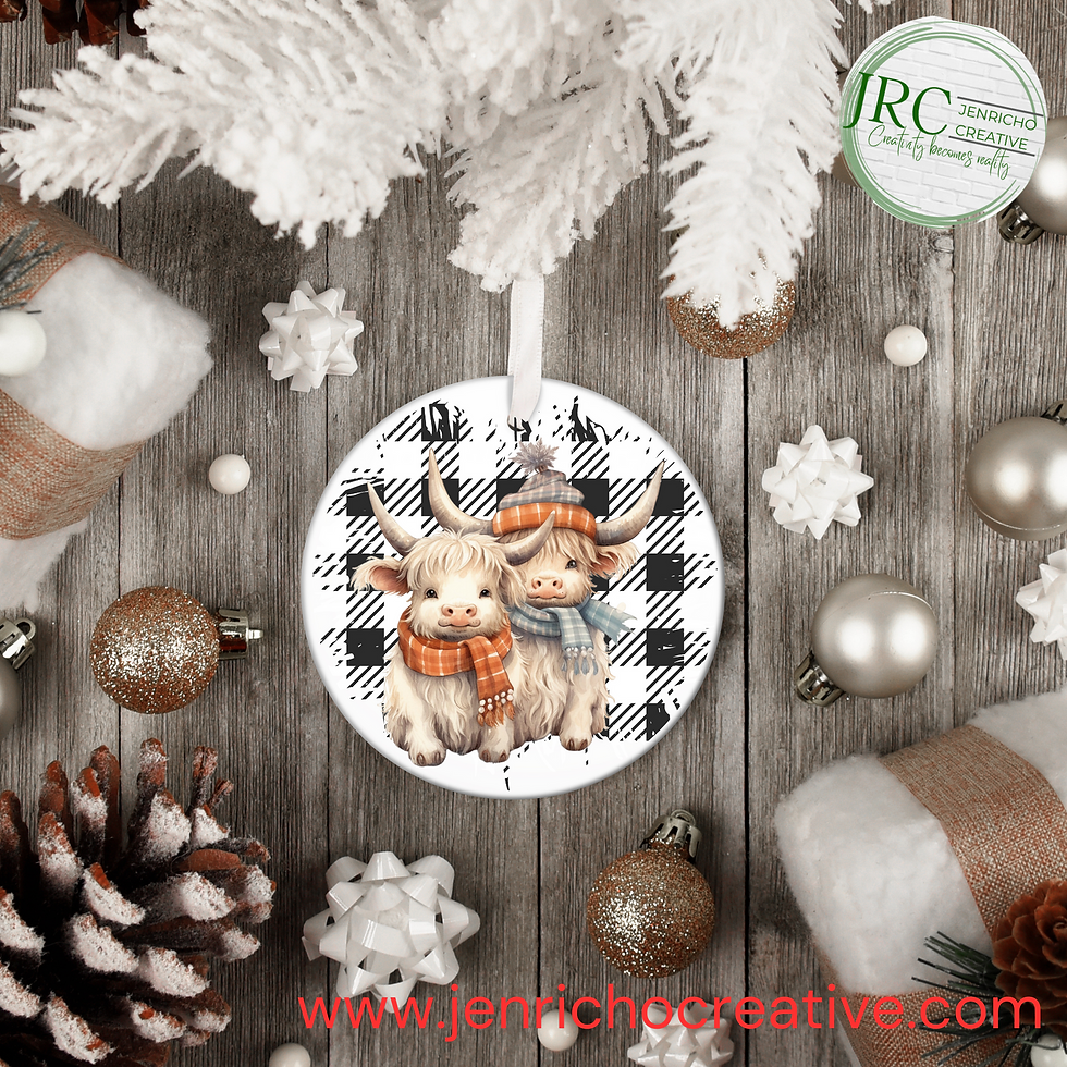 Thumbnail: Christmas Highland Cow