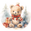 Thumbnail: Christmas Teddy Bears Ornaments