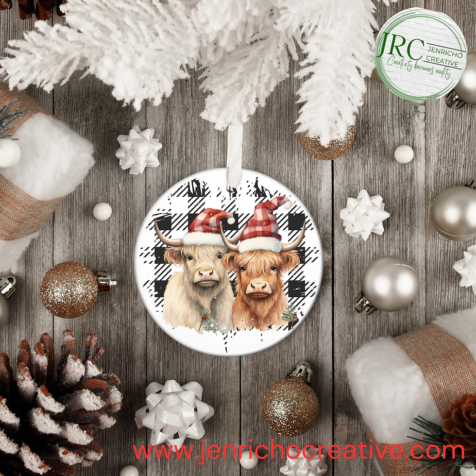 Thumbnail: Christmas Highland Cow