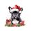 Thumbnail: Santa Frenchies Ornaments