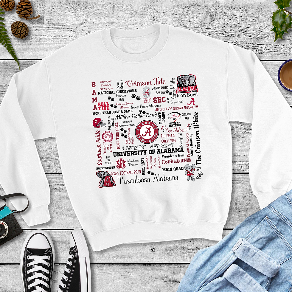 Thumbnail: Alabama Crimson Tide Subway Art