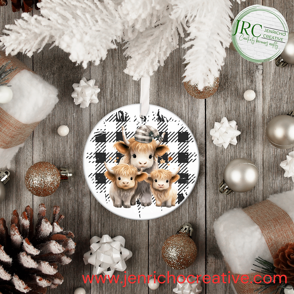 Thumbnail: Christmas Highland Cow