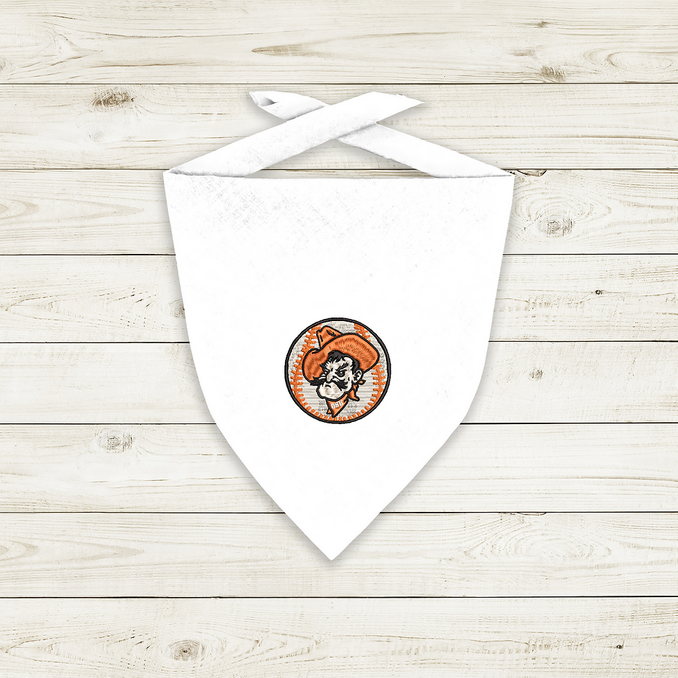 Thumbnail: Oklahoma State Cowboys Baseball Machine Embroidery Design 