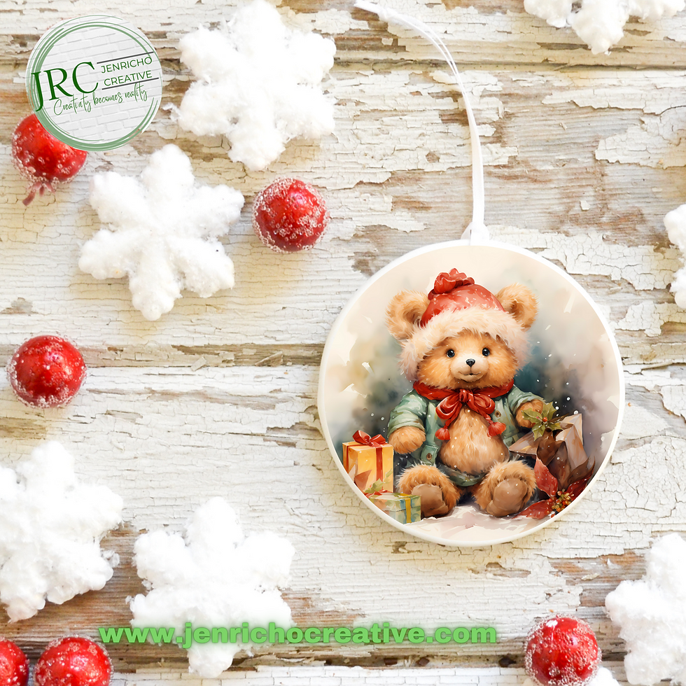 Christmas Teddy Bears Ornaments