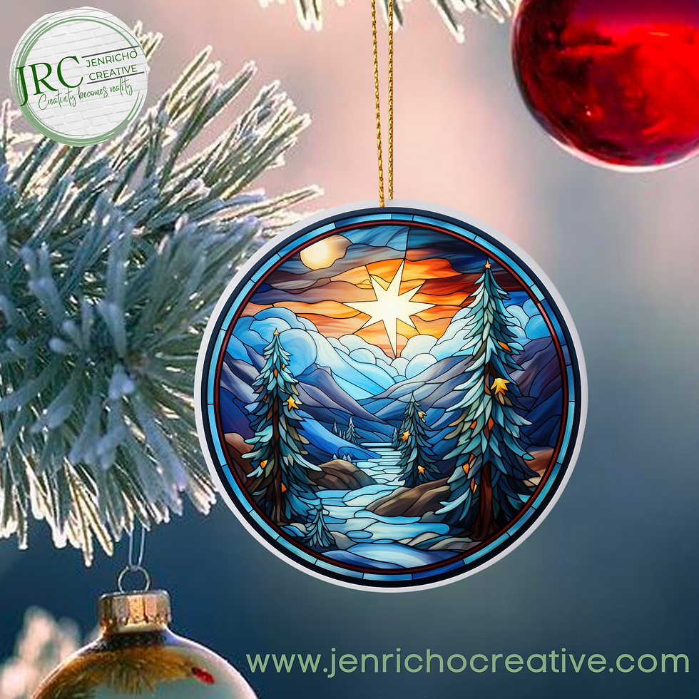 Thumbnail: Stained Glass Ornaments - Set 2