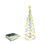 Thumbnail: MERRYLITE - 4ft Tall Solar LED Metal Christmas Tree - Multicolor or Warm White