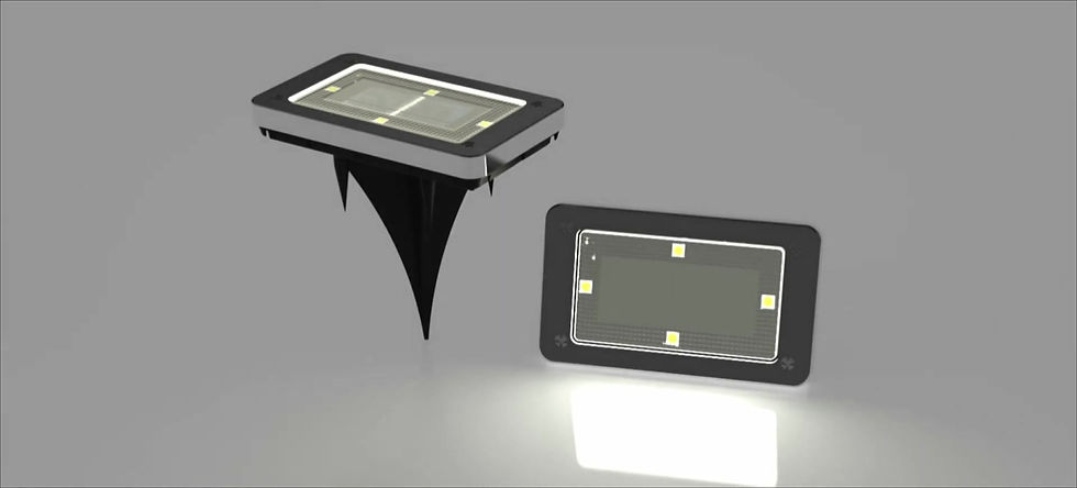 Thumbnail: Solar LED In-Ground or Mount Lights - 2 or 4 Pack