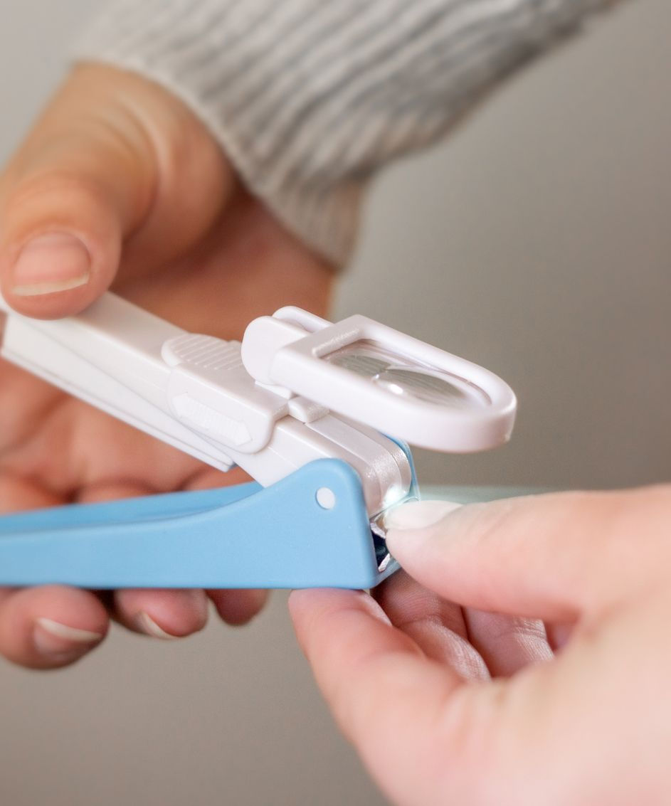 Thumbnail: LED Nail Clipper with File and Magnifier - 2 Pack