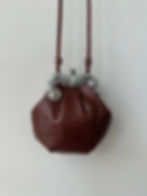 Brighton One World Vintage Brown Crocodile Embossed Crossbody Kisslock Bag 1