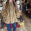 Thumbnail: Vintage Sable Mid Length Fur Coat