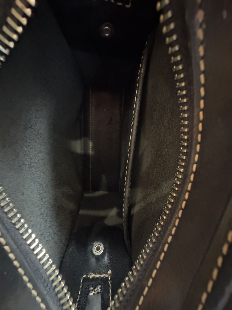 Thumbnail: Vintage Coach Bellini Zip Black Crossbody Bag Style 9139