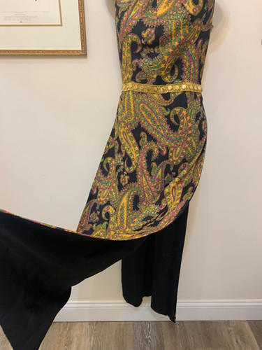 Vintage 60s Paisley Print Maxi Tunic Dress | Suburban Revival Vintage 60s Paisley Print Maxi Tunic Dress | Suburban Revival
