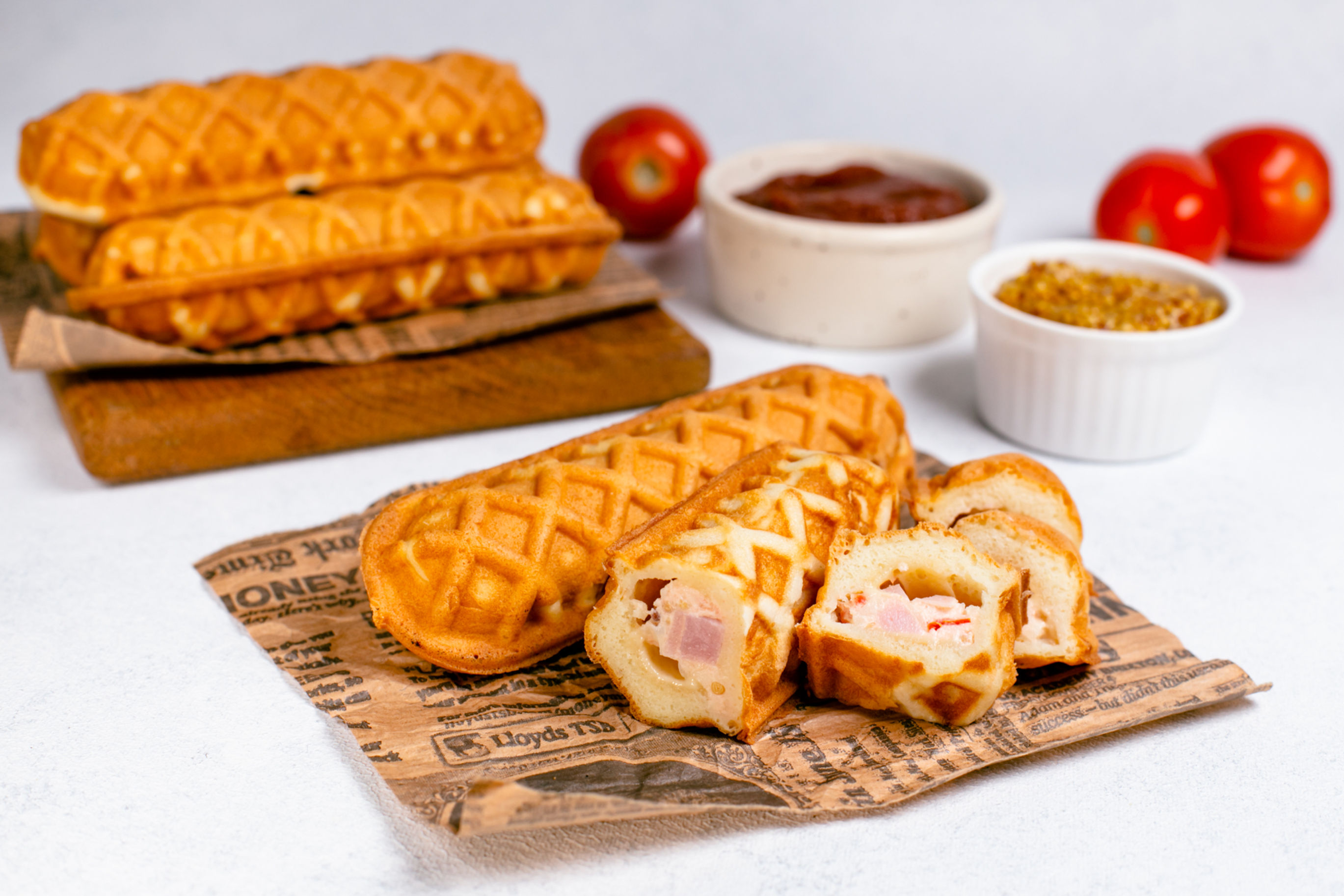 Корн-дог з шинкою