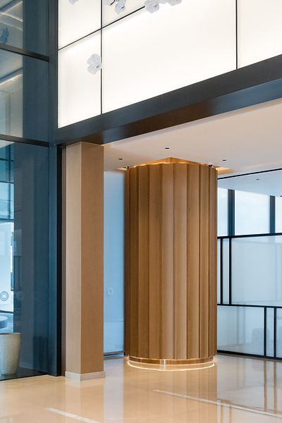 Master Bathroom of Aerium permata buata, Jakarta. A biophilic inspired apartment show unit by Insada. Interior design, Show unit, Apartment, Biophilic, Nature