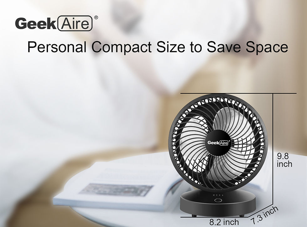 Thumbnail: Geek Aire CF4S Fan Portable rechargeable WiFi