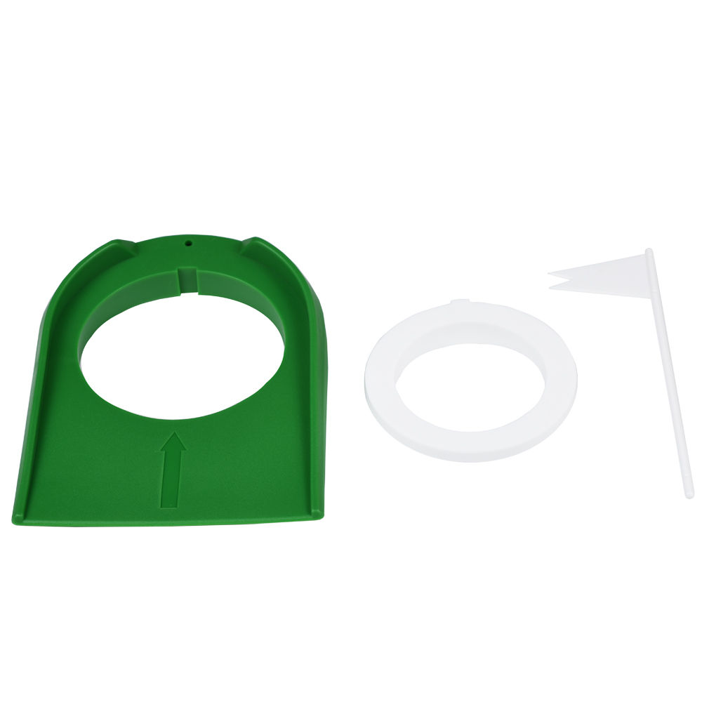 Indoor Golf Putting Trainer With Hole Flag Putter Green Practice Aid Home Yard O